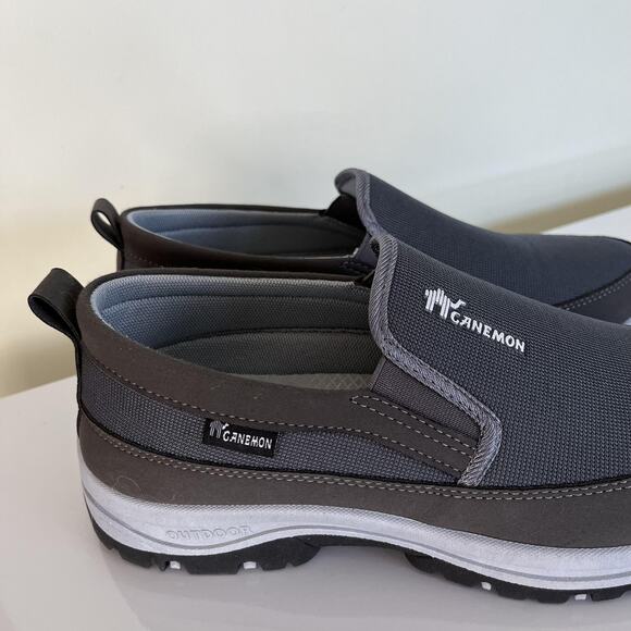 Canemon Shoes Mens Size EU 42 Gray Slip On Outdoor Hiking Trail Comfort Casual - Picture 2 of 9